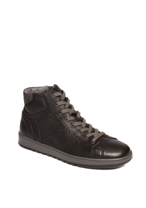 Black leather sneaker NERO GIARDINI | 400440OSAKA-100